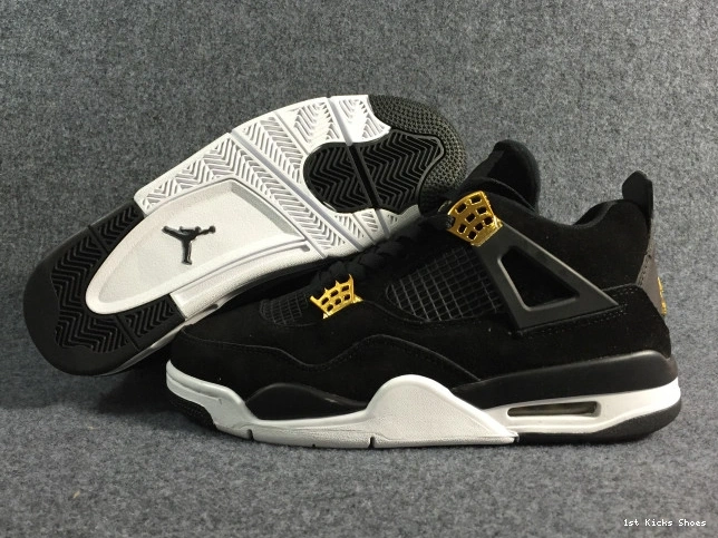 4 metallic 308497- jordan 1165 UrbanStyle black “royalty” gold-white mens air 0111